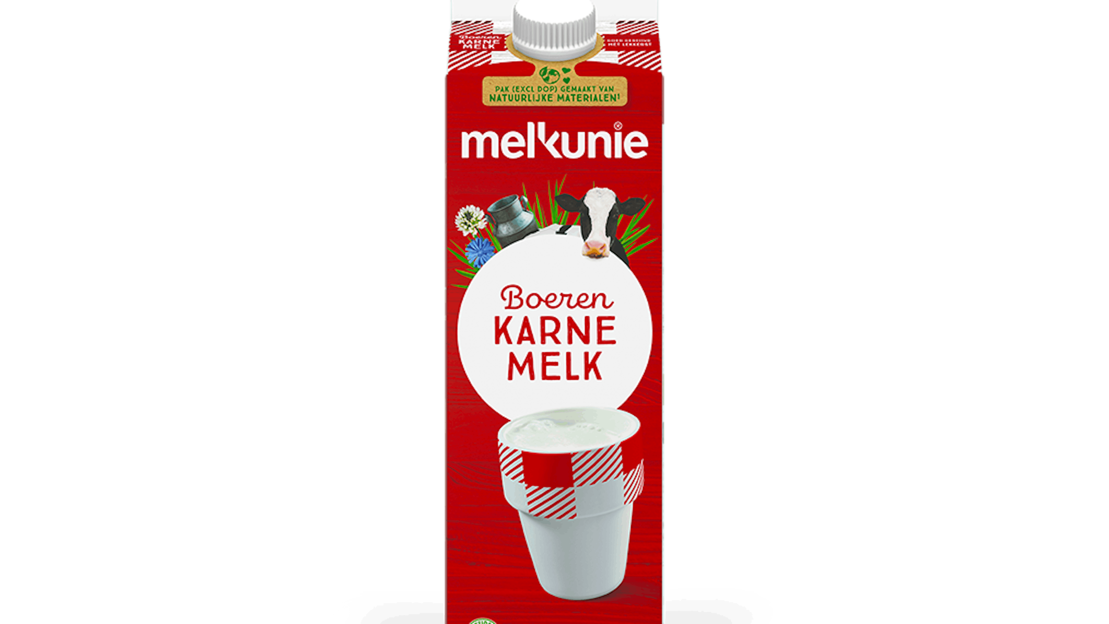 Melkunie boeren karnemelk verpakking.