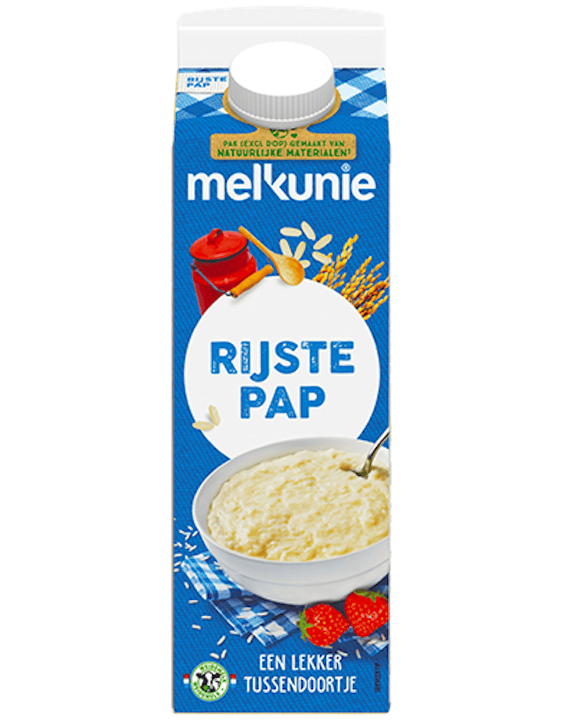 Melkunie Rijstepap verpakking.