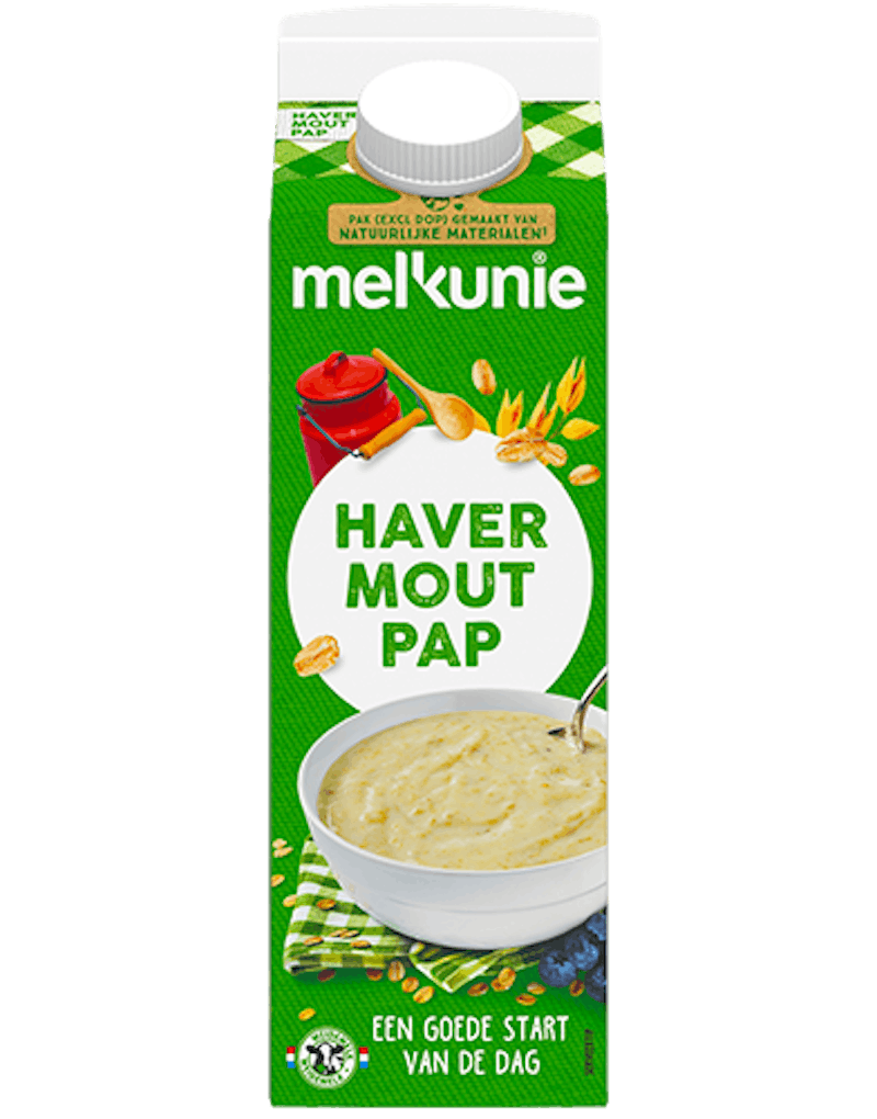Melkunie havermout pap verpakking