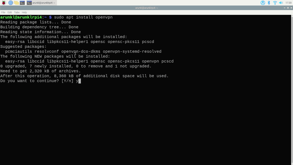 Install Openvpn On Raspberry Pi