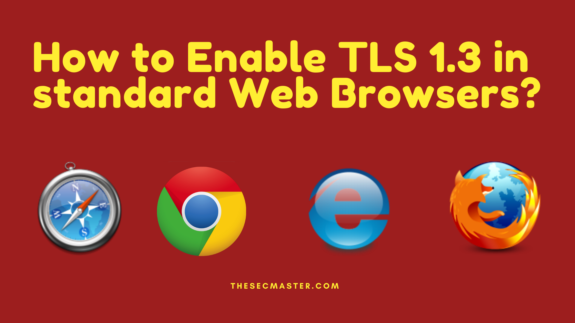 How To Enable Tls 1 3 In Standard Web Browsers