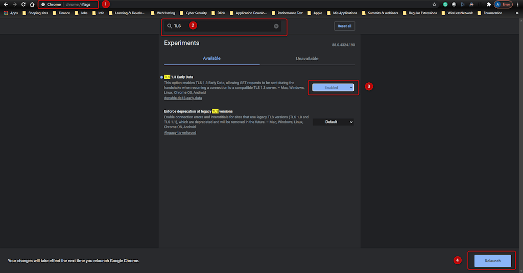 Enabling Tls 1 3 In Chrome