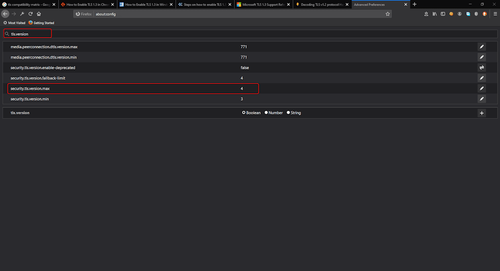 Enabling Tls 1 3 In Firefox 2