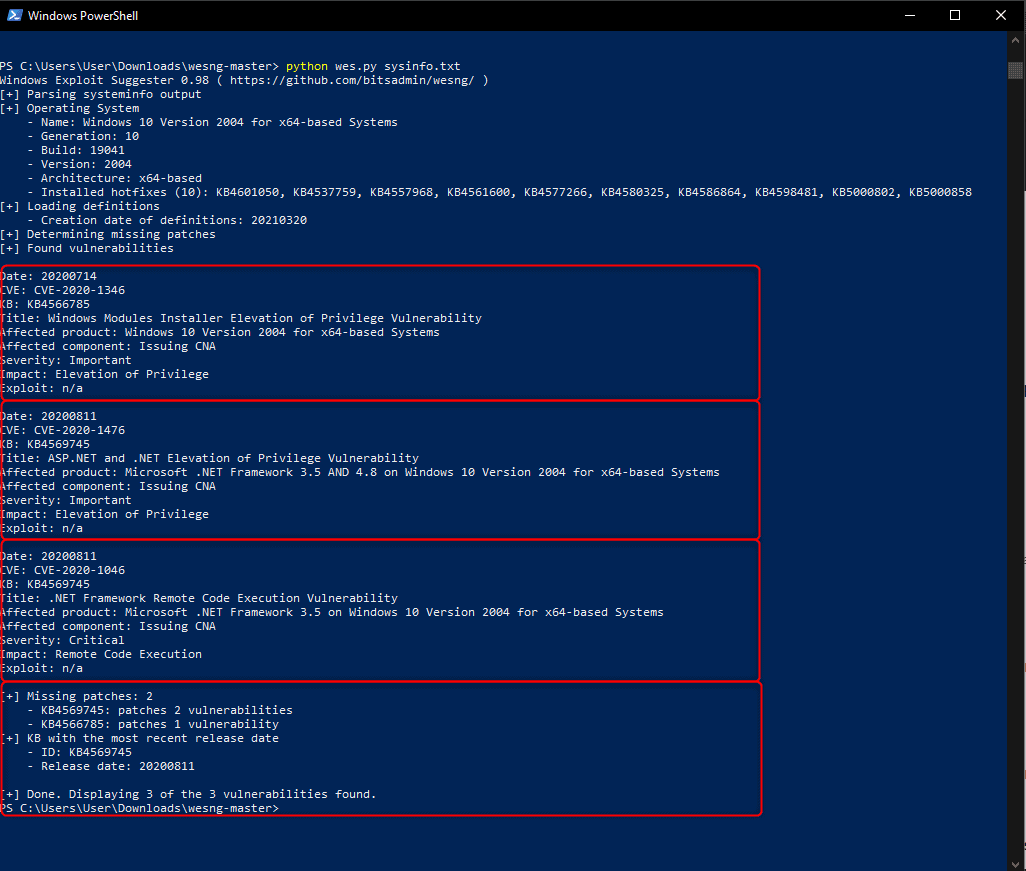 Run The Wes Py Script Using Python