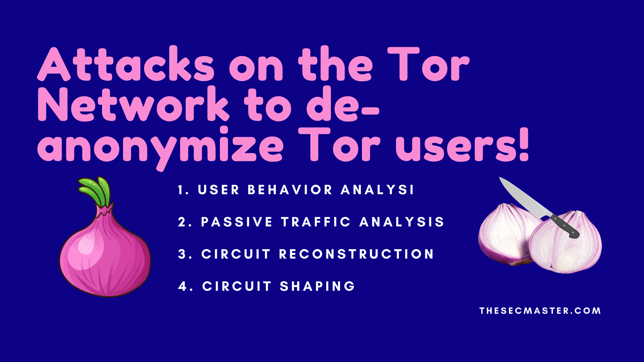 Attacks On The Tor Network To De Anonymize Tor Users