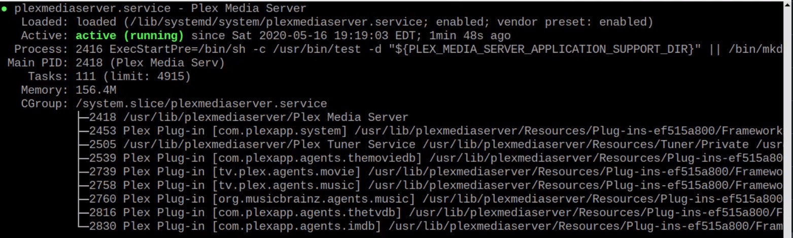 Check The Plex Services