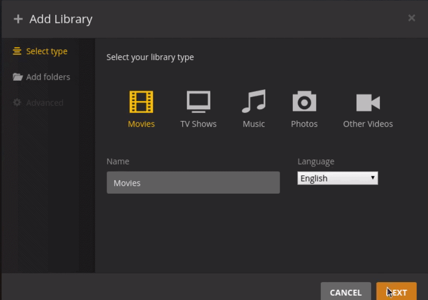 Add Contents To Plex Library