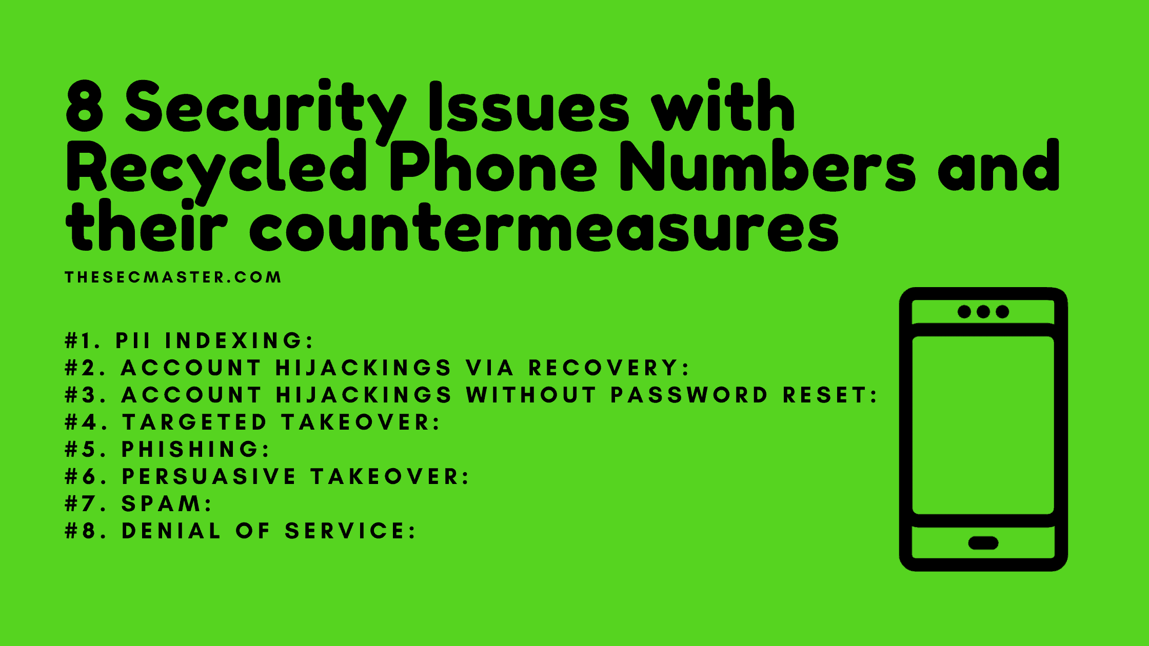 8 Security Issues With Recycled Phone Numbers And Their Countermeasures