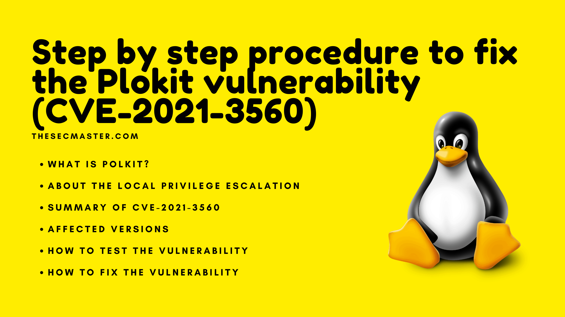 Step By Step Procedure To Fix The Plokit Vulnerability Cve 2021 3560
