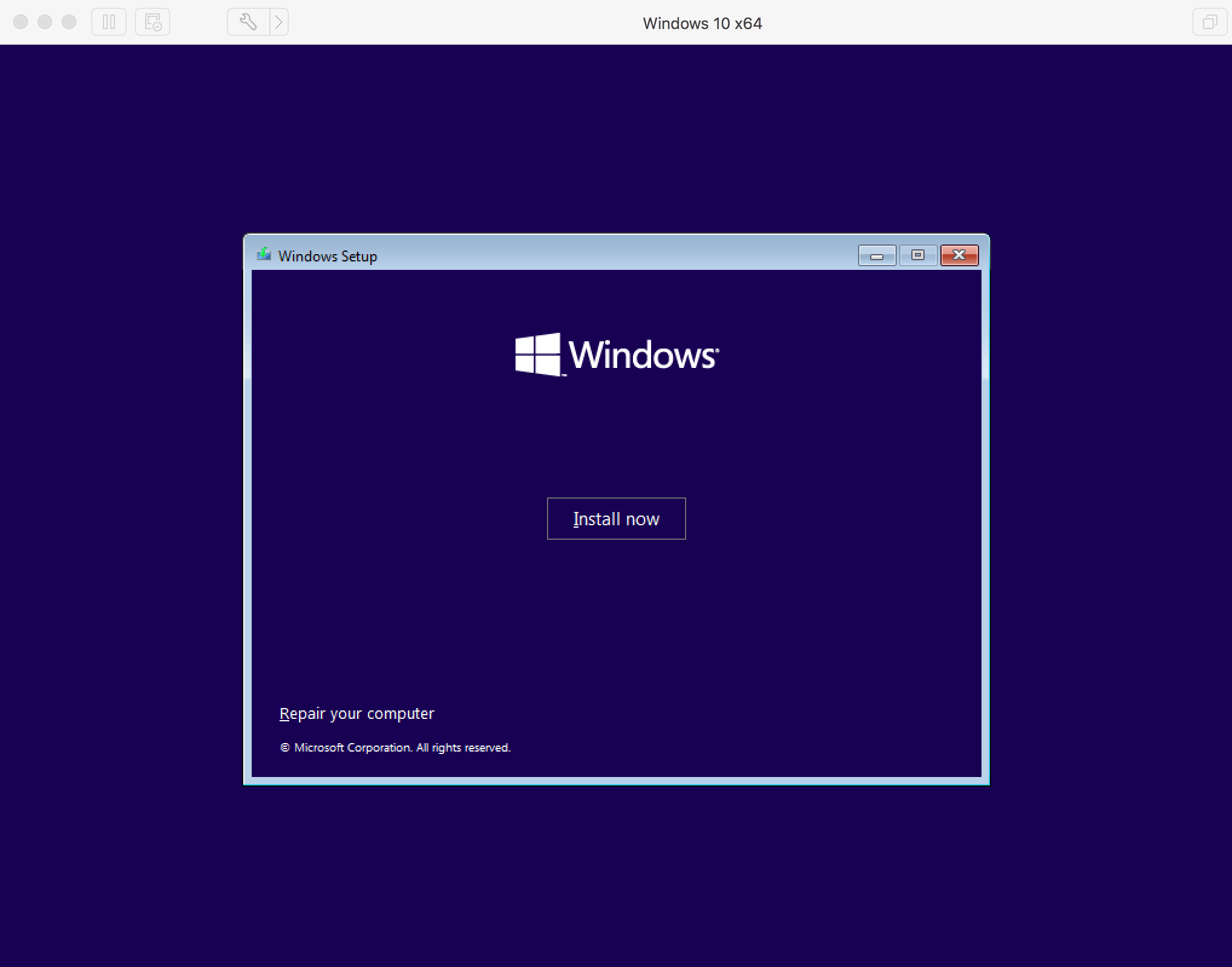 Windows 10 Installation On Vmware Fusion Install