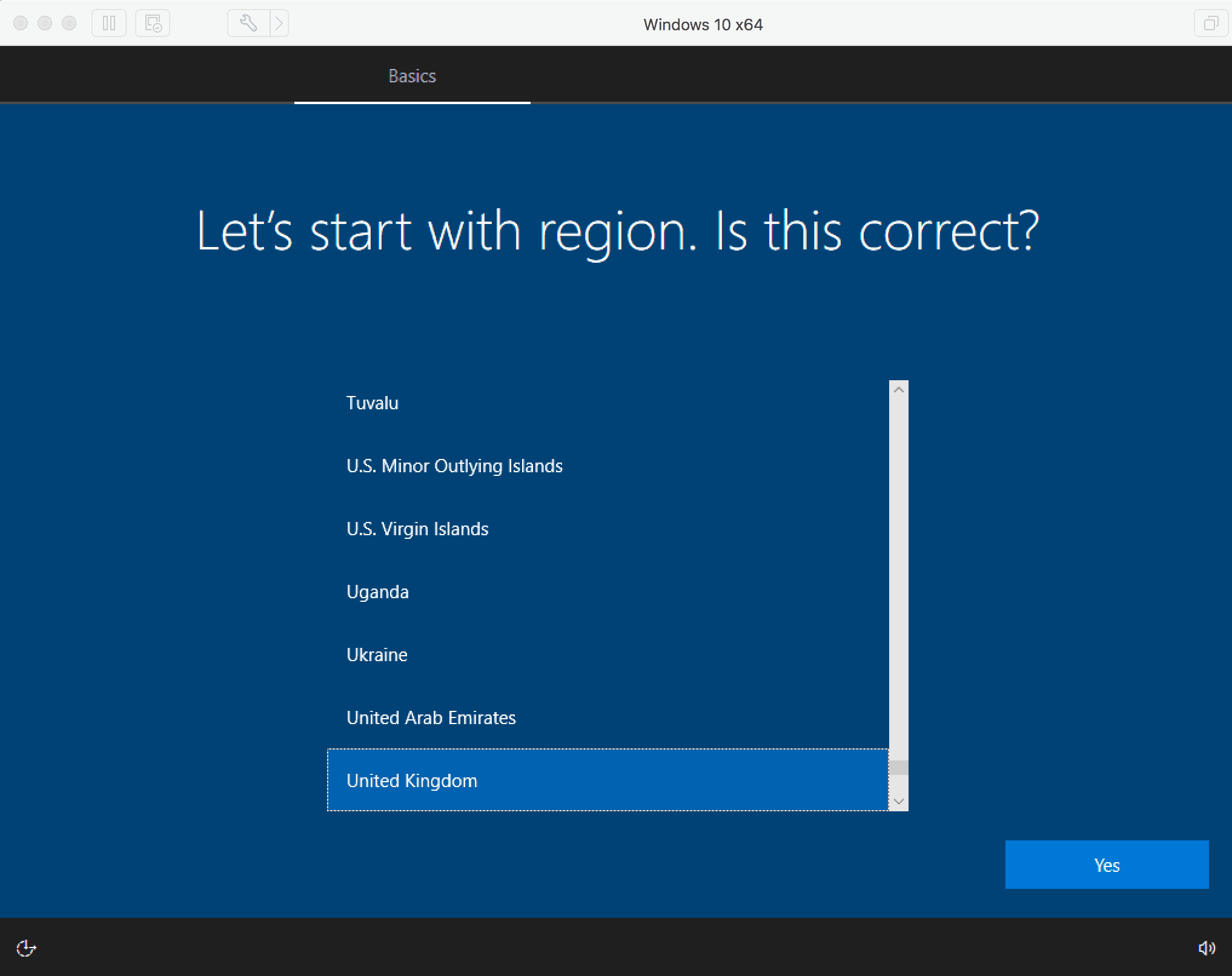 Windows 10 Installation On Vmware Fusion Select Region