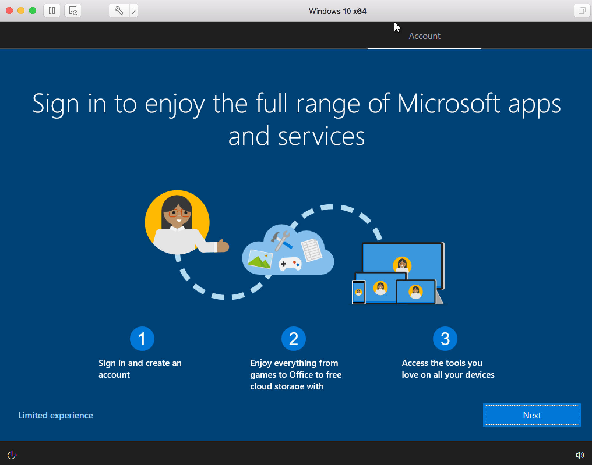 Windows 10 Installation On Vmware Fusion Local Account