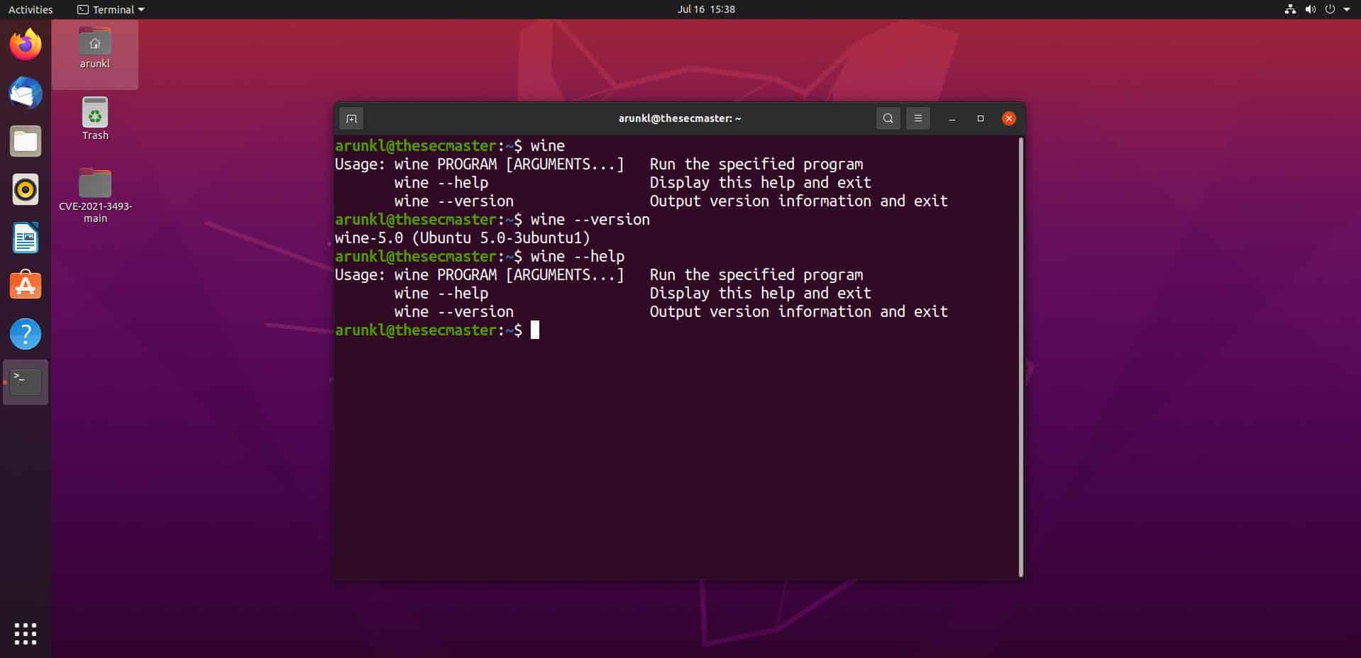 Confirm The Wine Installation On Ubuntu Linux