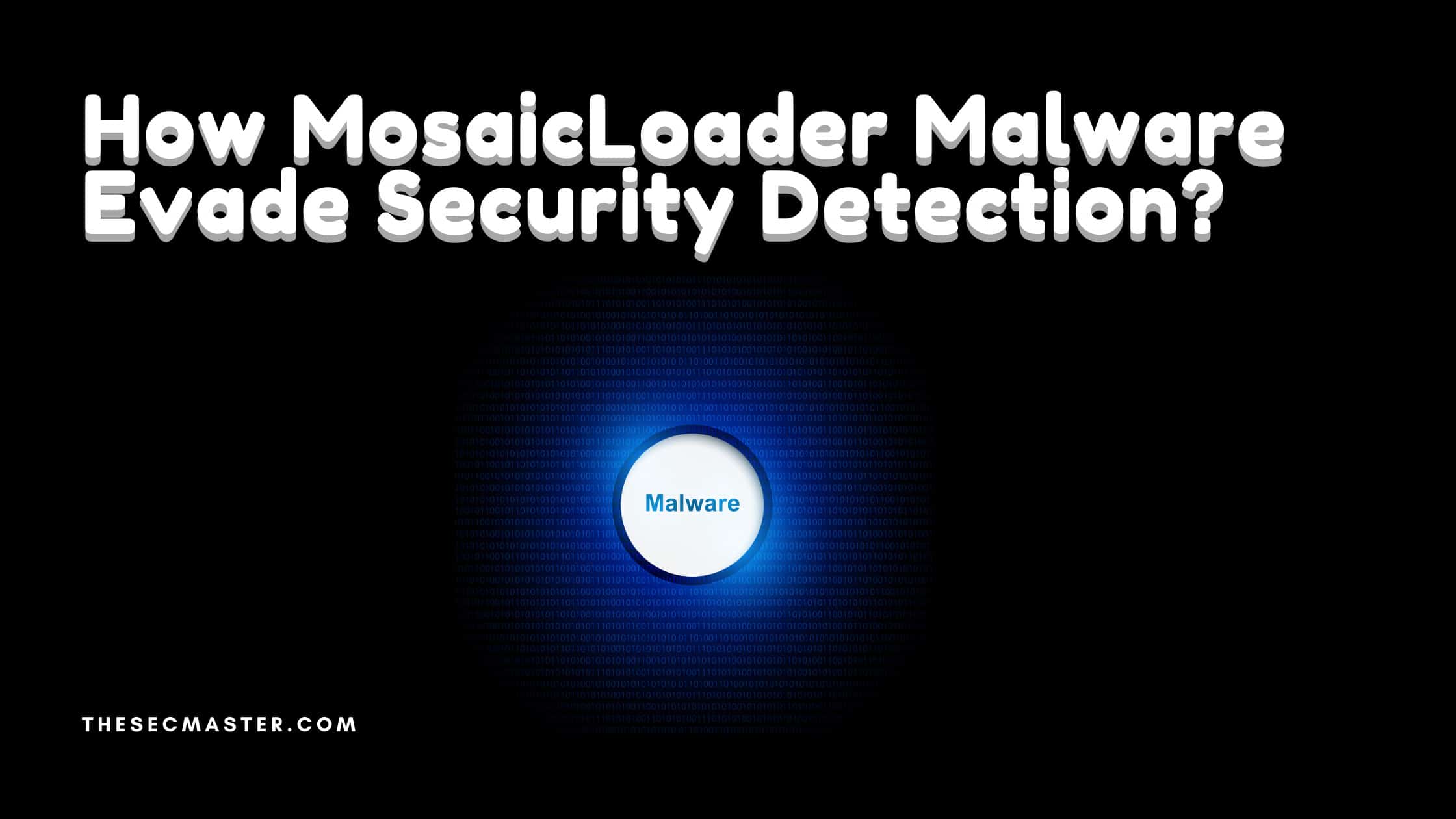 How Mosaicloader Malware Evade Security Detection