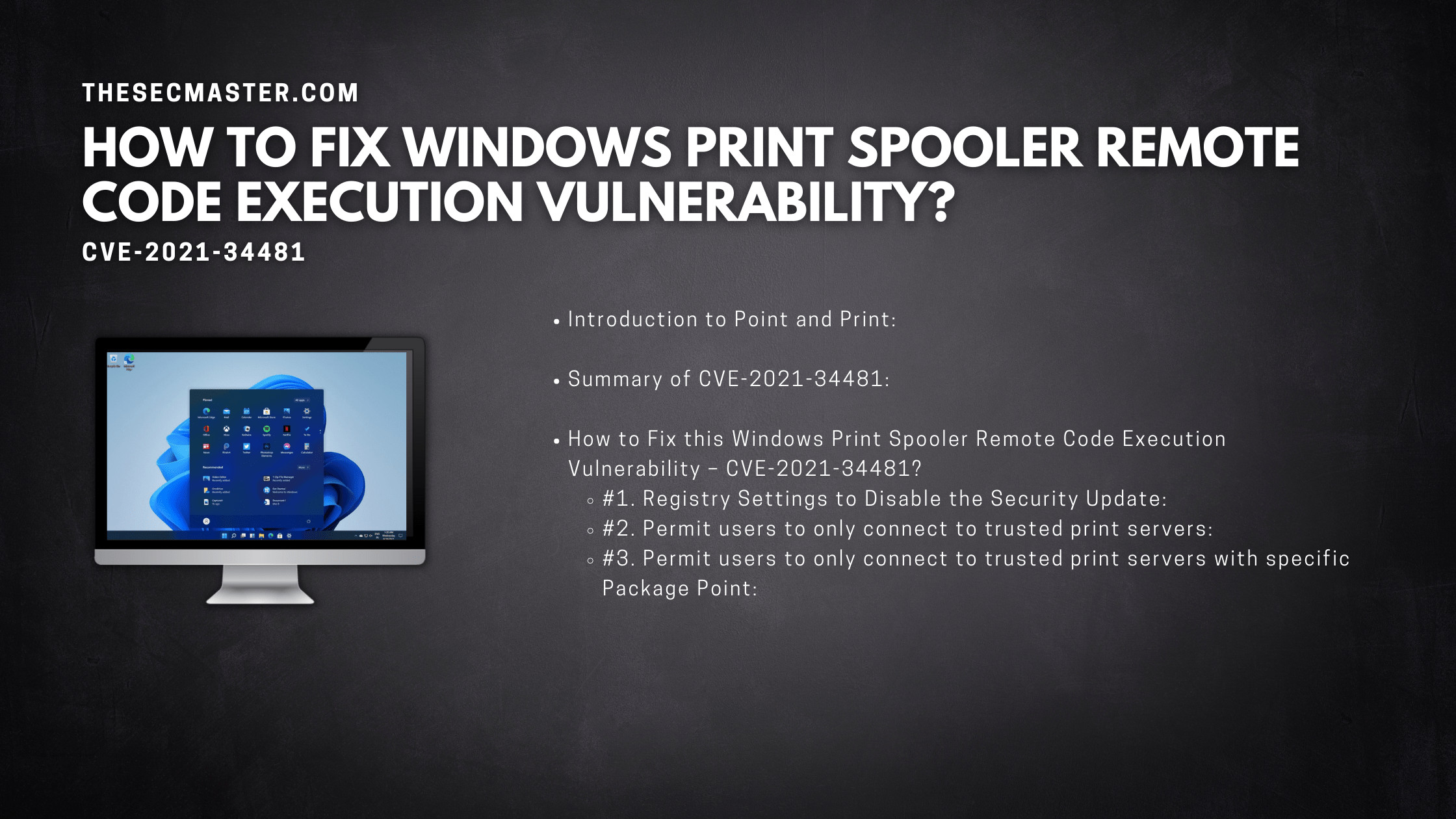 How To Fix Windows Print Spooler Remote Code Execution Vulnerability