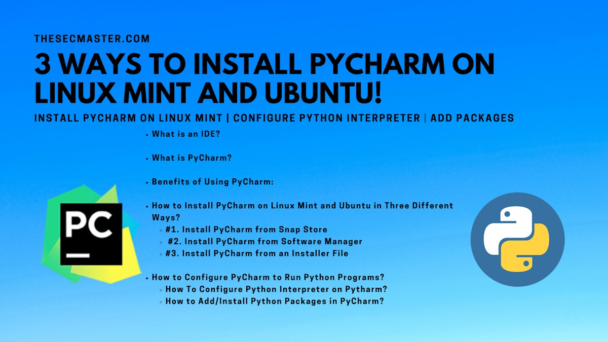 Install PyCharm on Linux Mint/Ubuntu: Quick 3-Step Guide