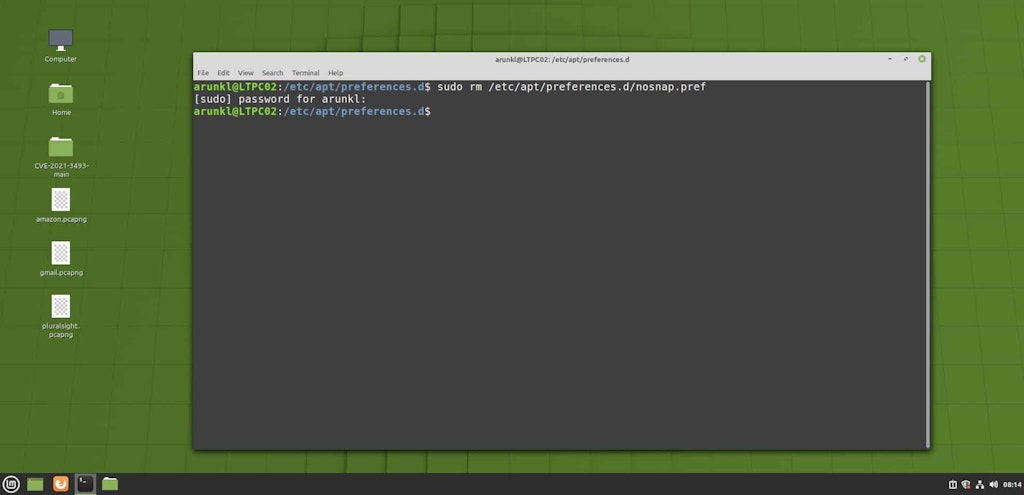 Remove Nosnap Pref On Linux Mint 1