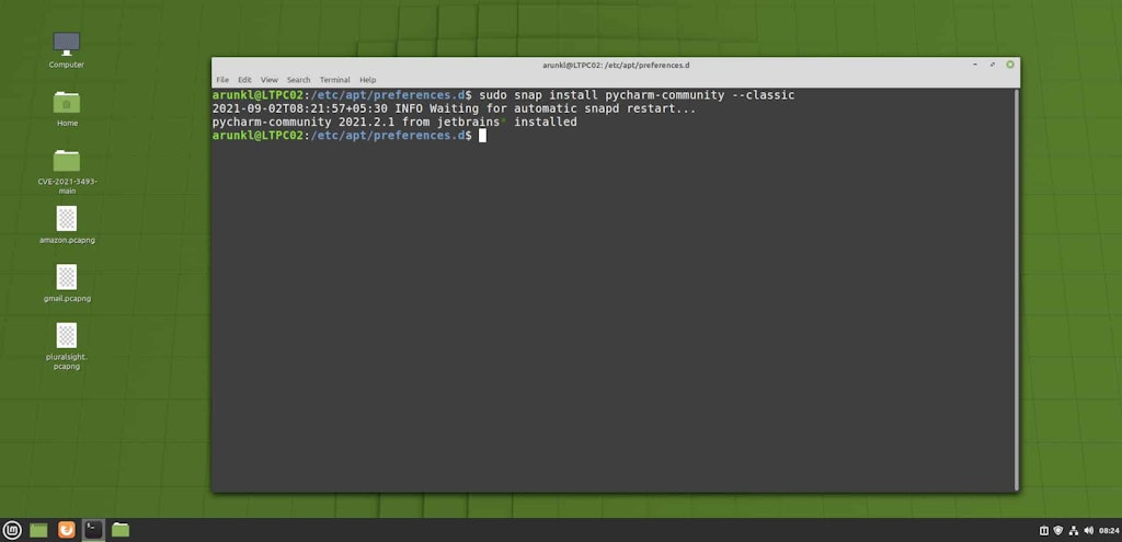 Install Pycharm On Linux Mint