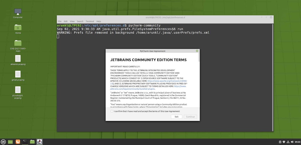 Run Pycharm From The Terminal