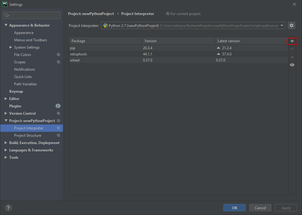 Add Package In Pycharm