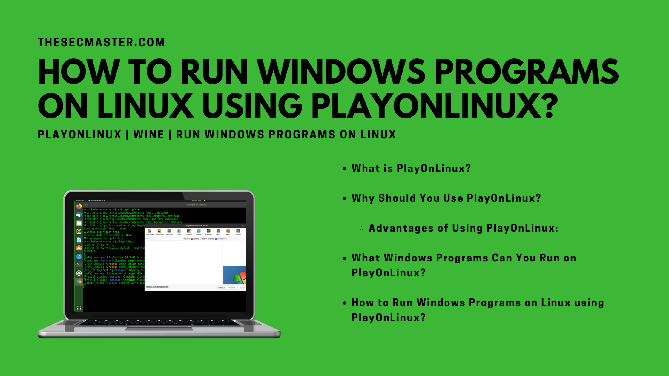 How To Run Windows Programs On Linux Using Playonlinux