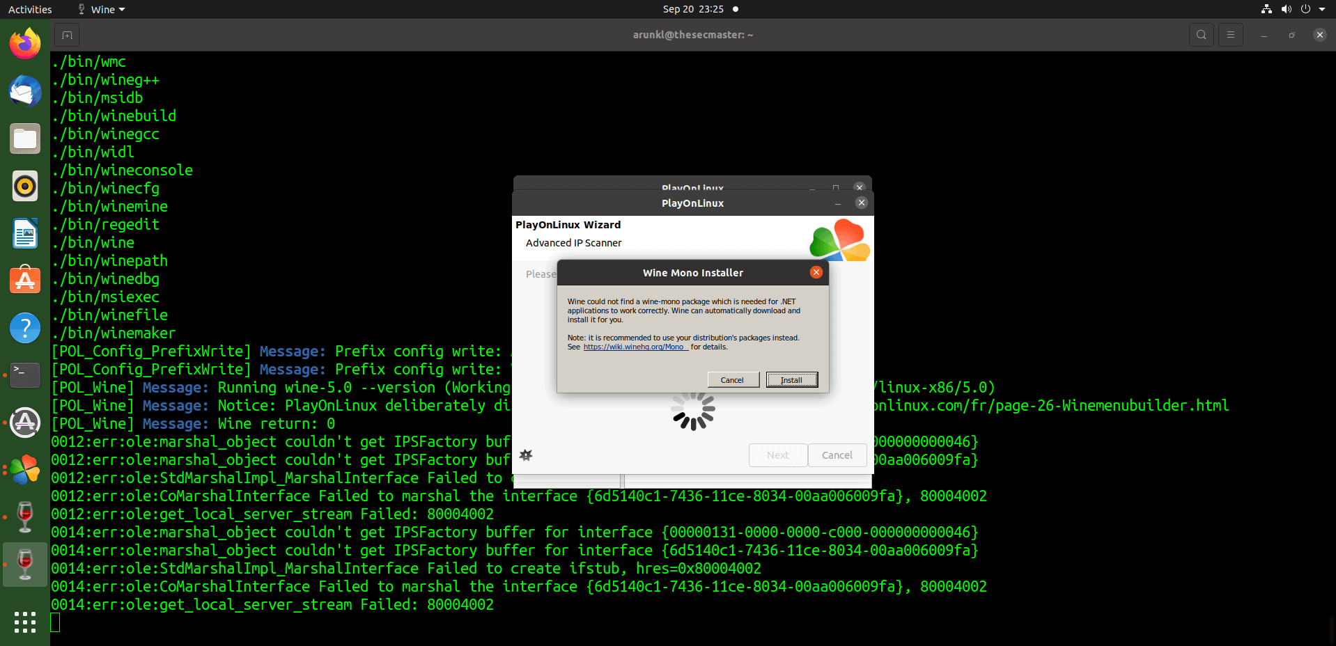 Installing The App On Playonlinux