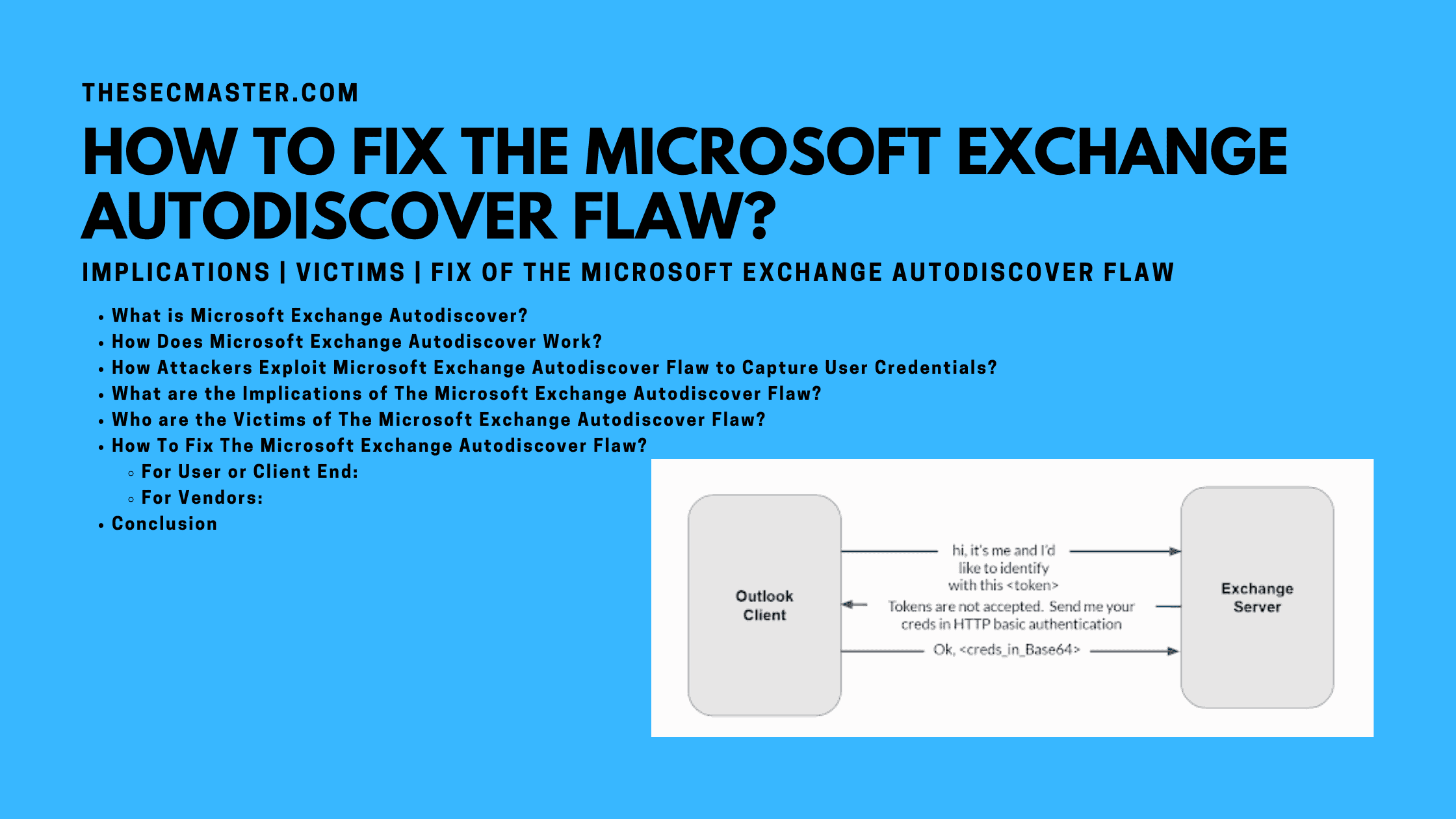 How To Fix The Microsoft Exchange Autodiscover Flaw