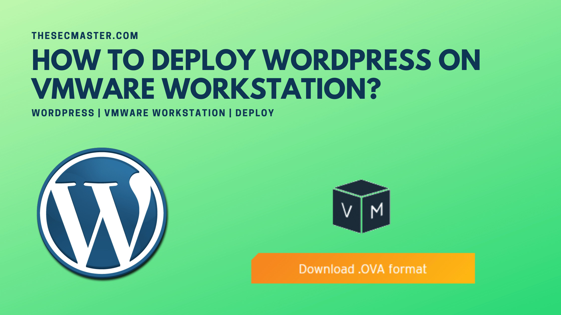 How To Deploy Wordpress On Vmware Workstation 1