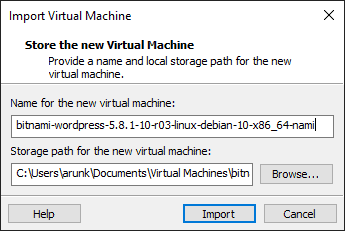 Open Bitnami Virtual Machine On Vmware Workstation