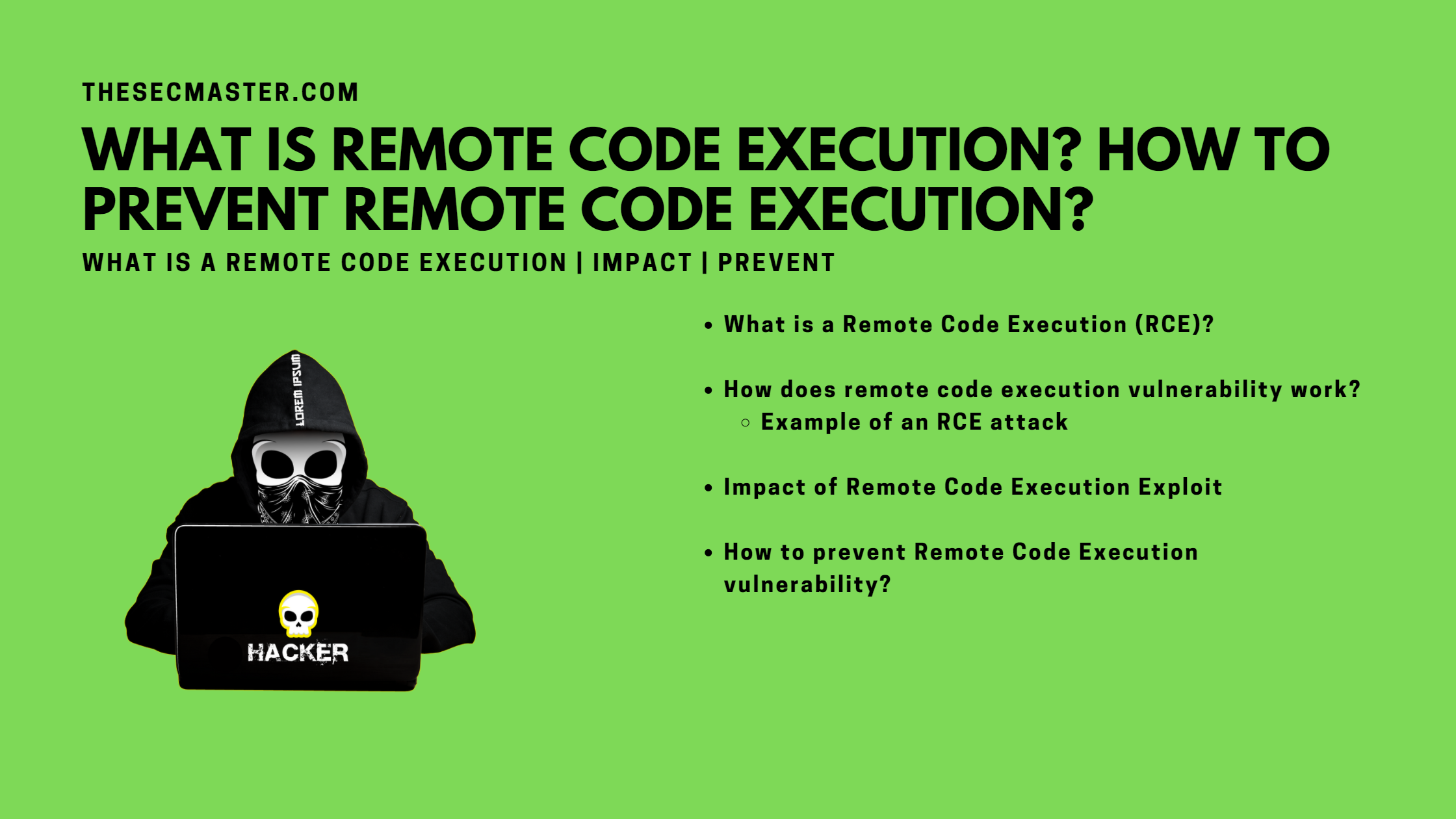 What Is Remote Code Execution How To Prevent Remote Code Execution