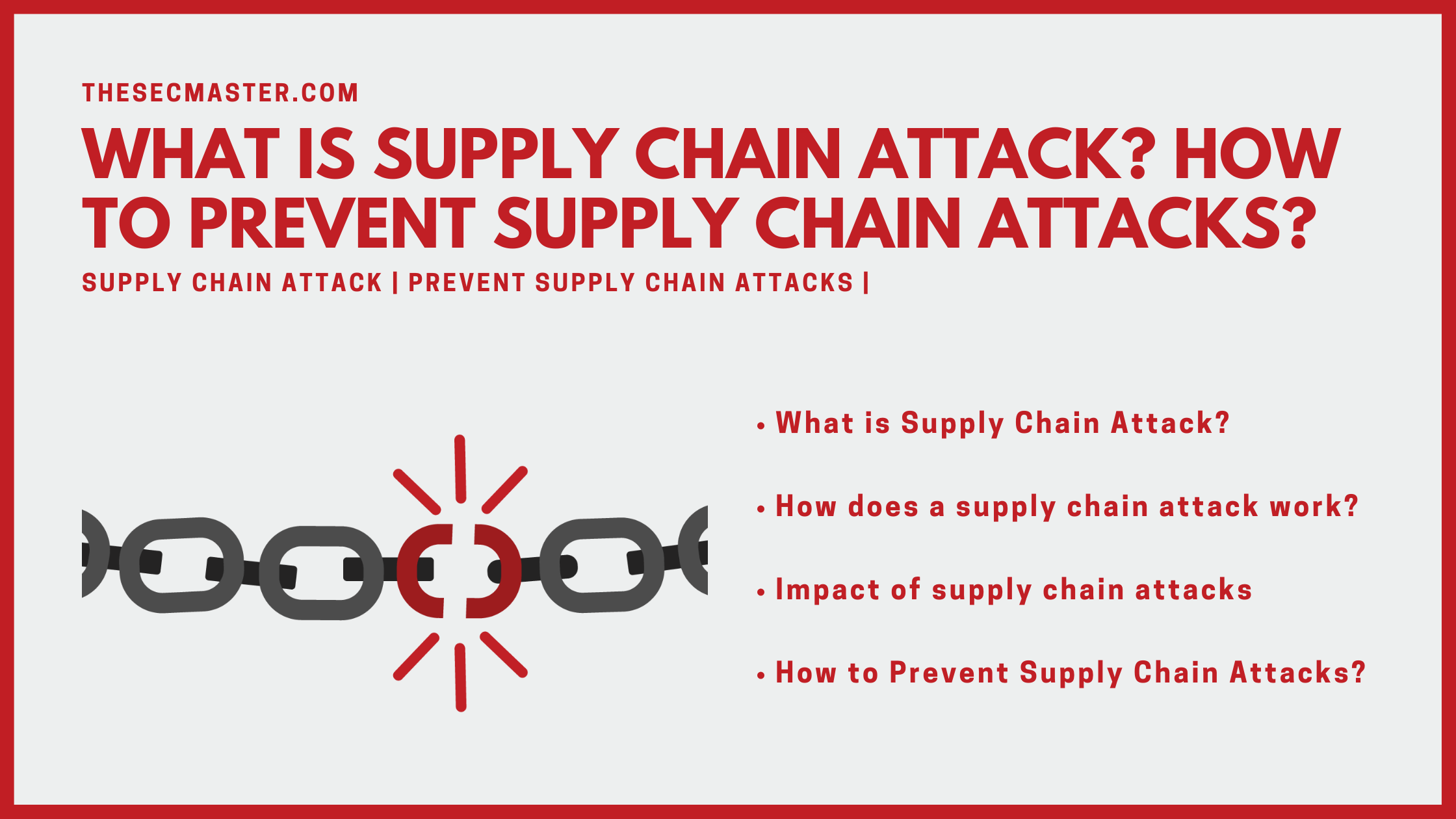 What Is Supply Chain Attack How To Prevent Supply Chain Attacks