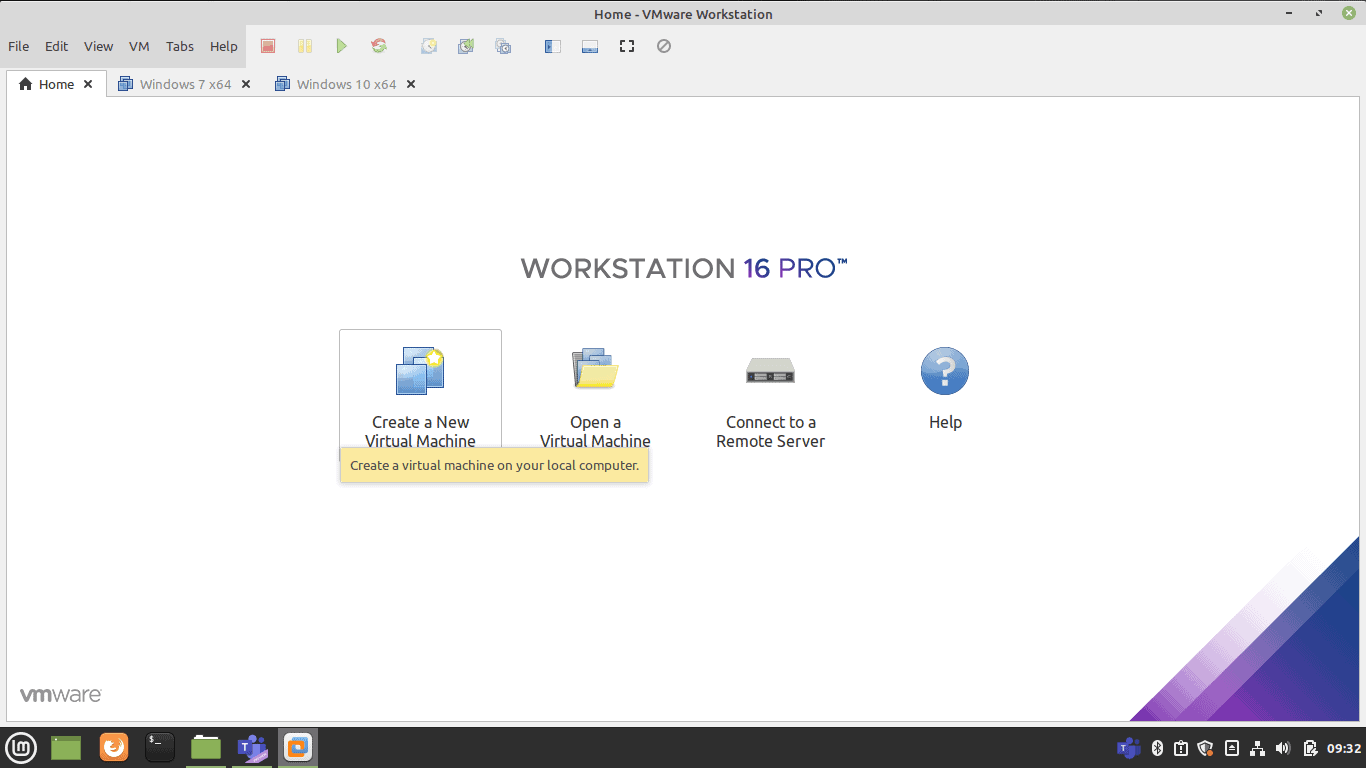 Workstation 16 Pro