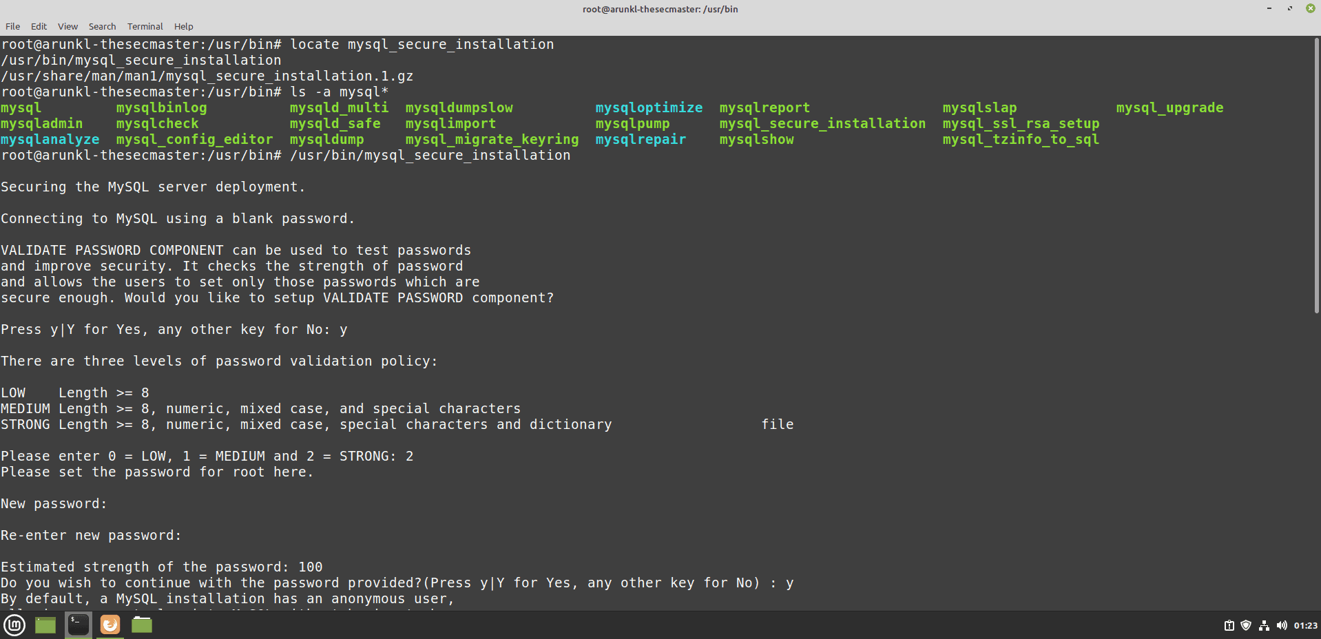 Set Up Mysql With Security