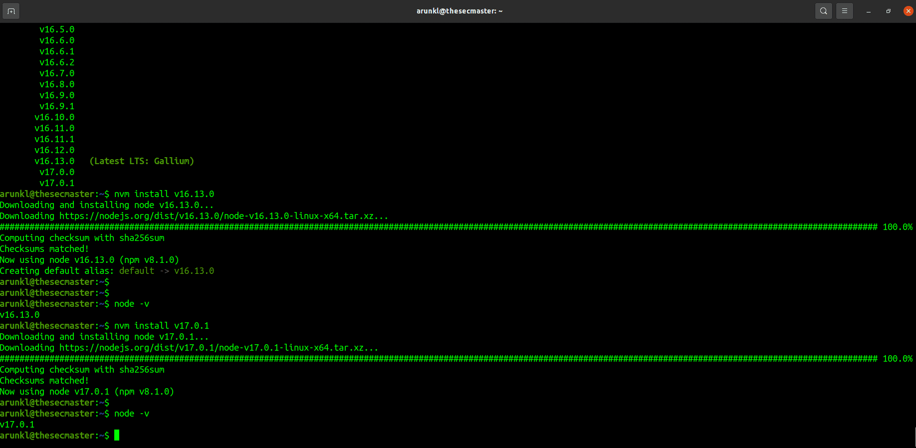 Install Node Js Using Nvm On Ubuntu