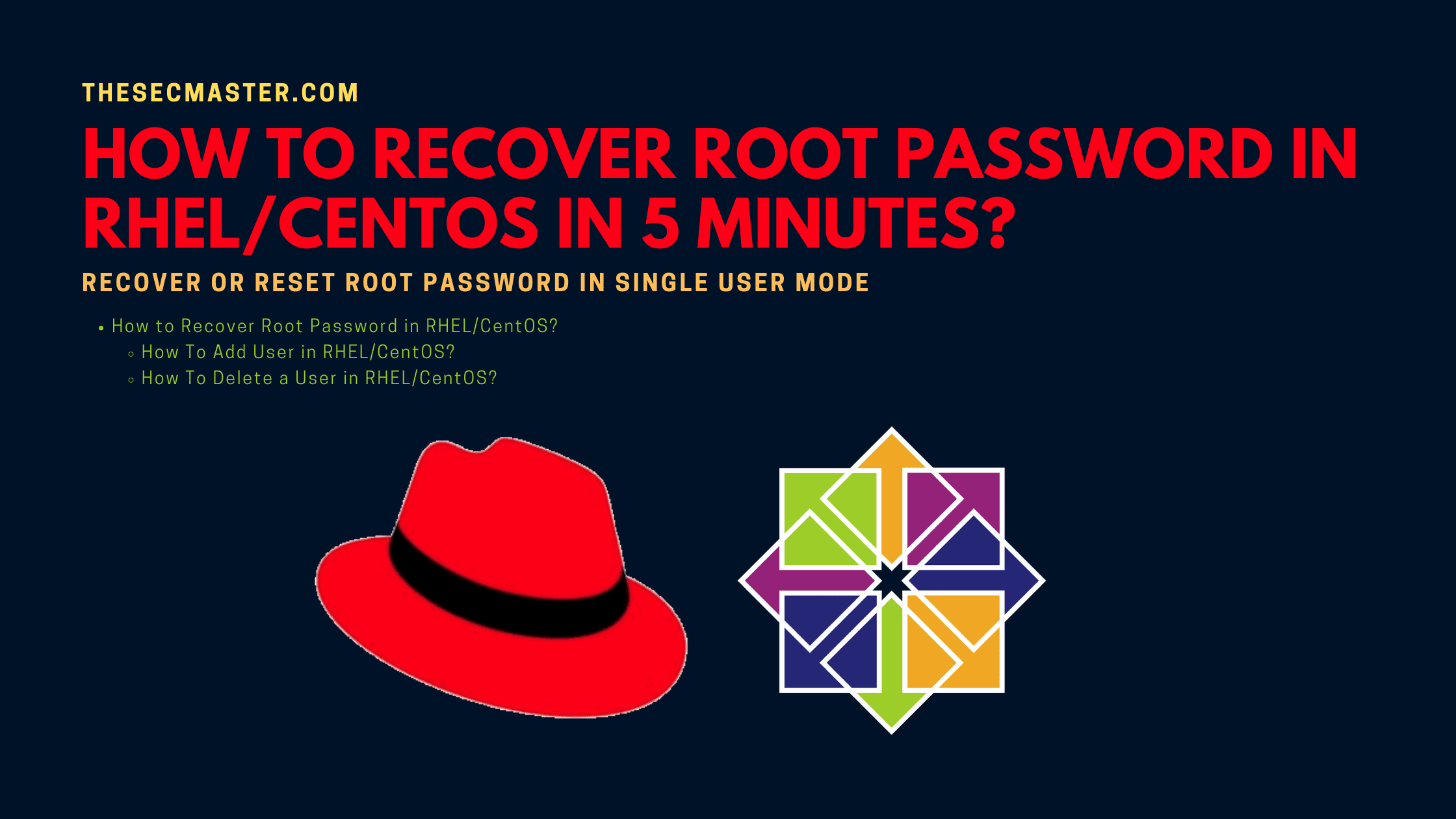 How To Recover Root Password In Rhel Or Centos 1