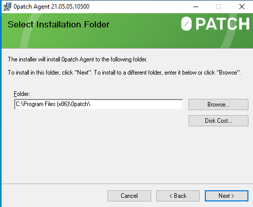 Opatch Agent Seclect Installation Path