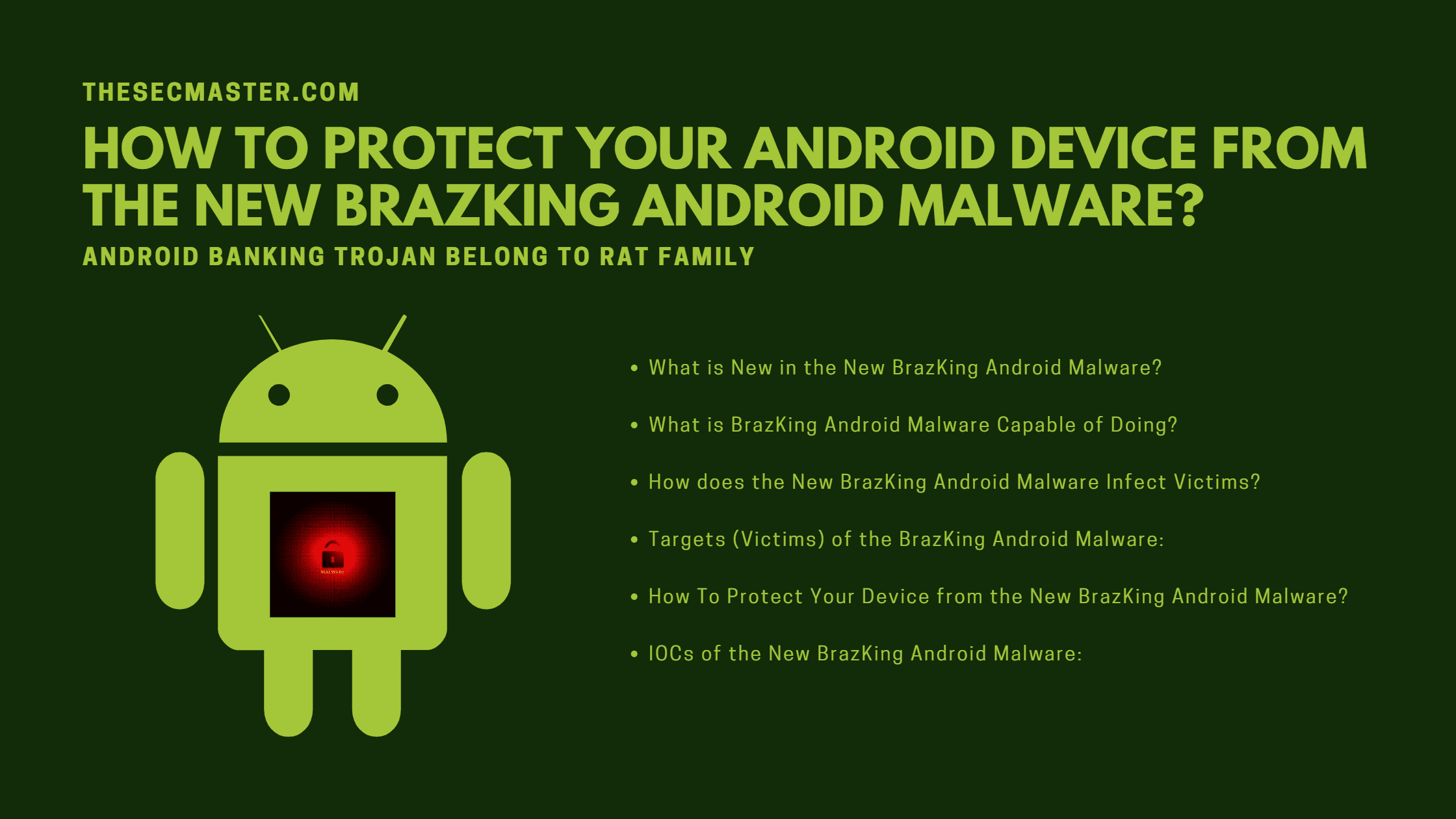 How To Protect Your Android Device From The New Brazking Android Malware