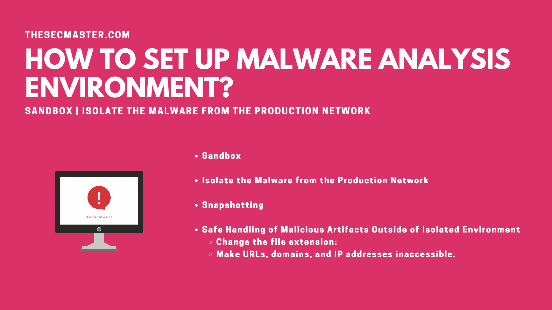 How To Set Up Malware Analysis Environment