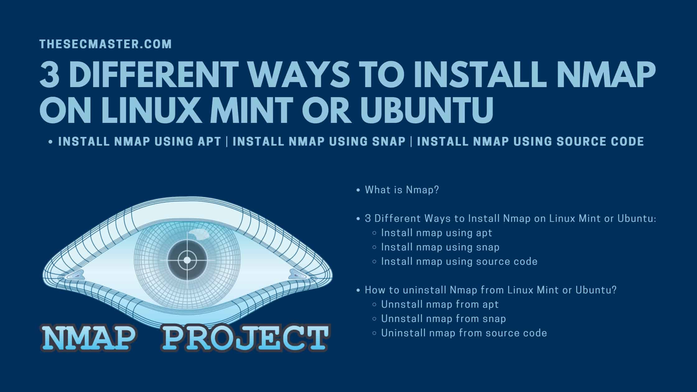 3 Different Ways To Install Nmap On Linux Mint Or Ubuntu