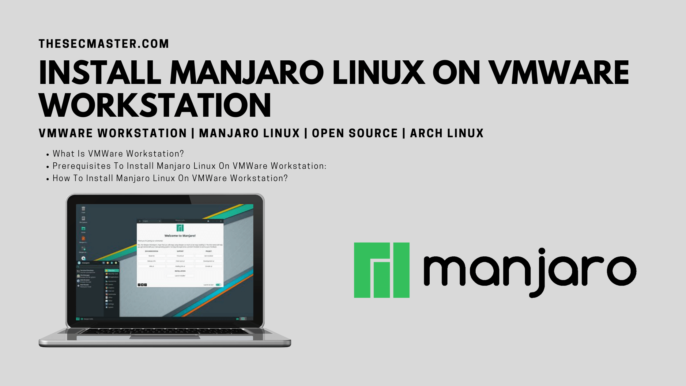 Install Manjaro Linux On Vmware Workstation