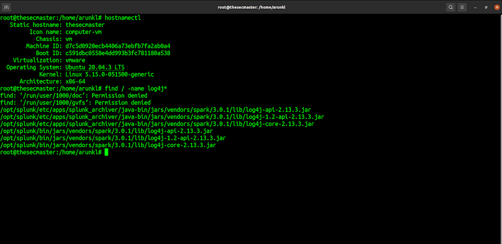 How To Checkthe Log4j Version On A Linux Server 2