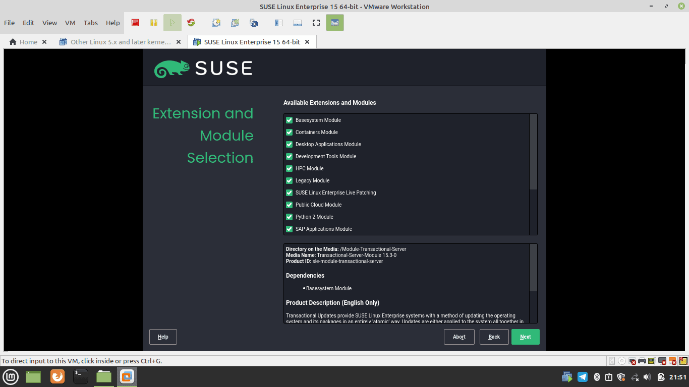 Suse Linux Enterprise 15 Sp3 11