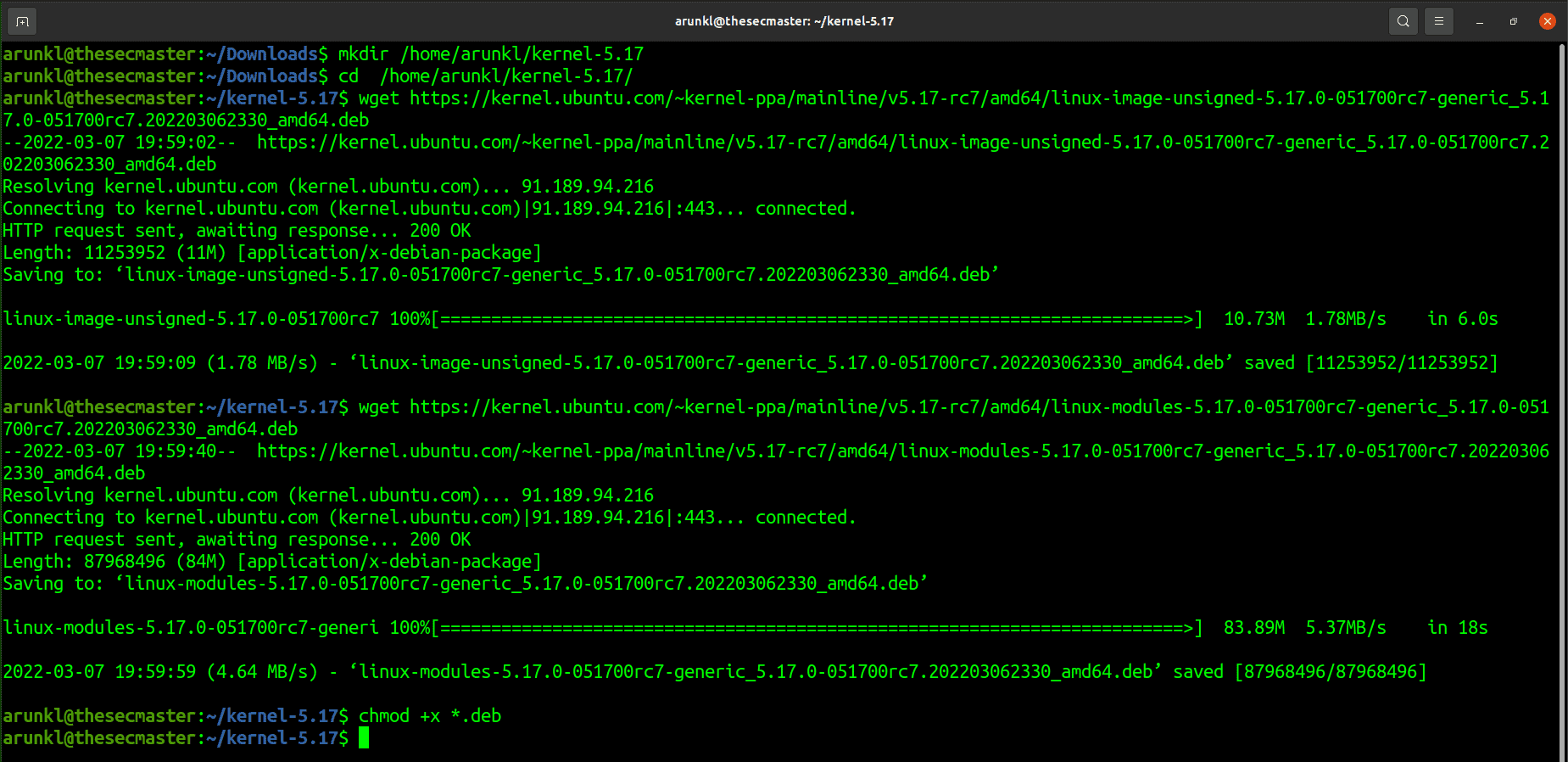 Download Kernel Modules 5 17