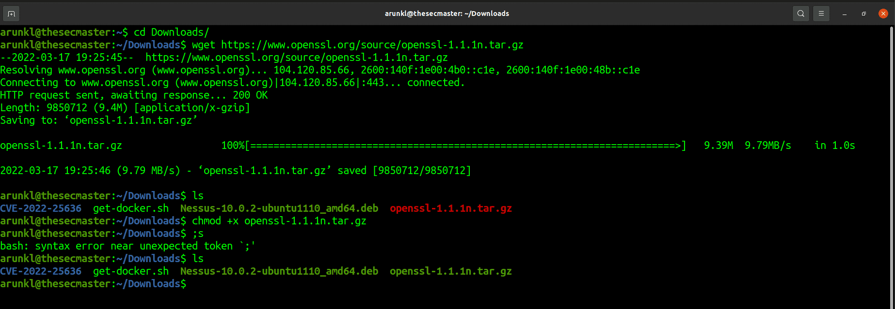 Download The Openssl Package