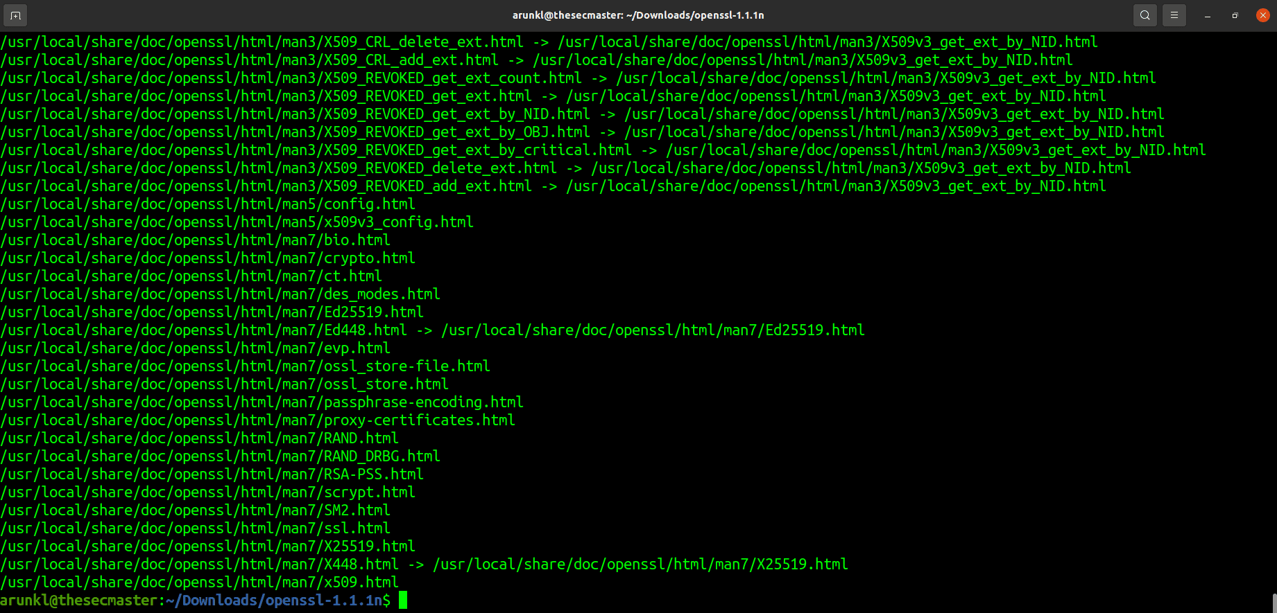 Installupgrade Openssl