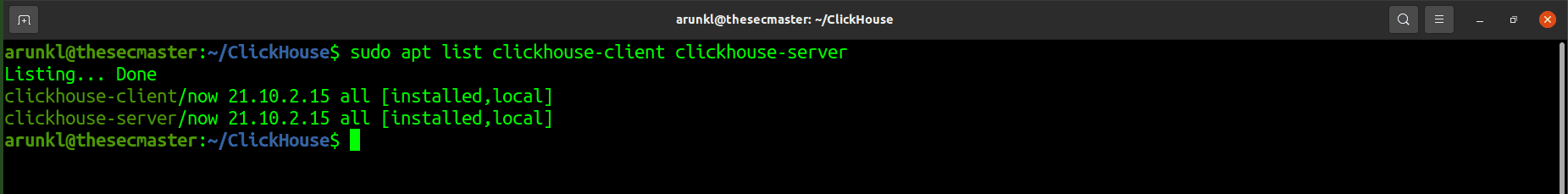 Check The Version Of The Clickhouse After Upgrade