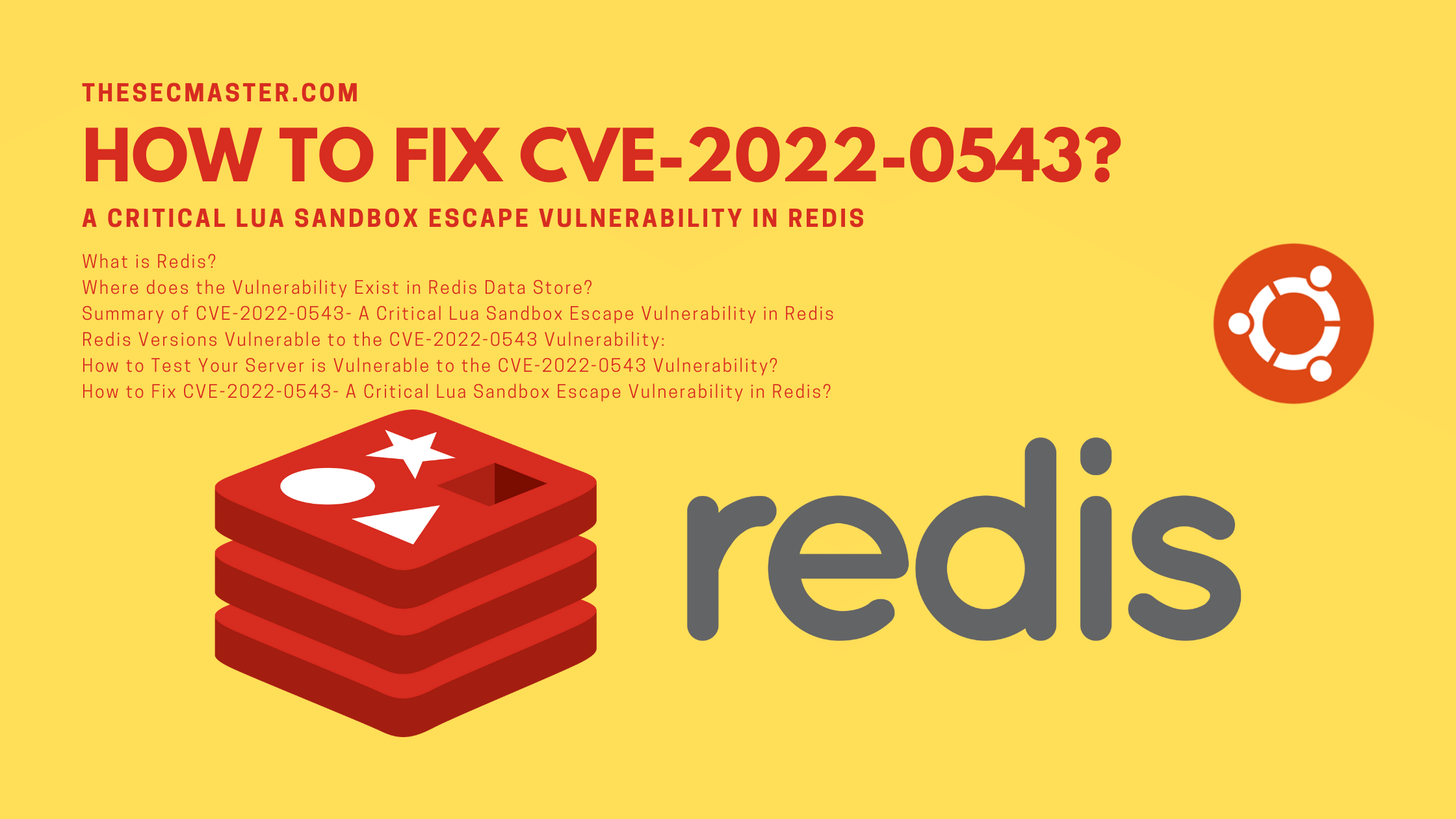 How To Fix Cve 2022 0543 A Critical Lua Sandbox Escape Vulnerability In Redis