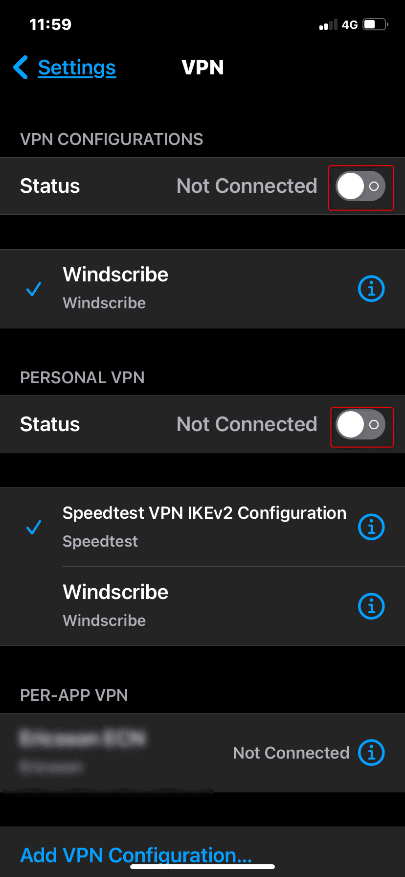 Turn Off Vpn Connections In Iphone