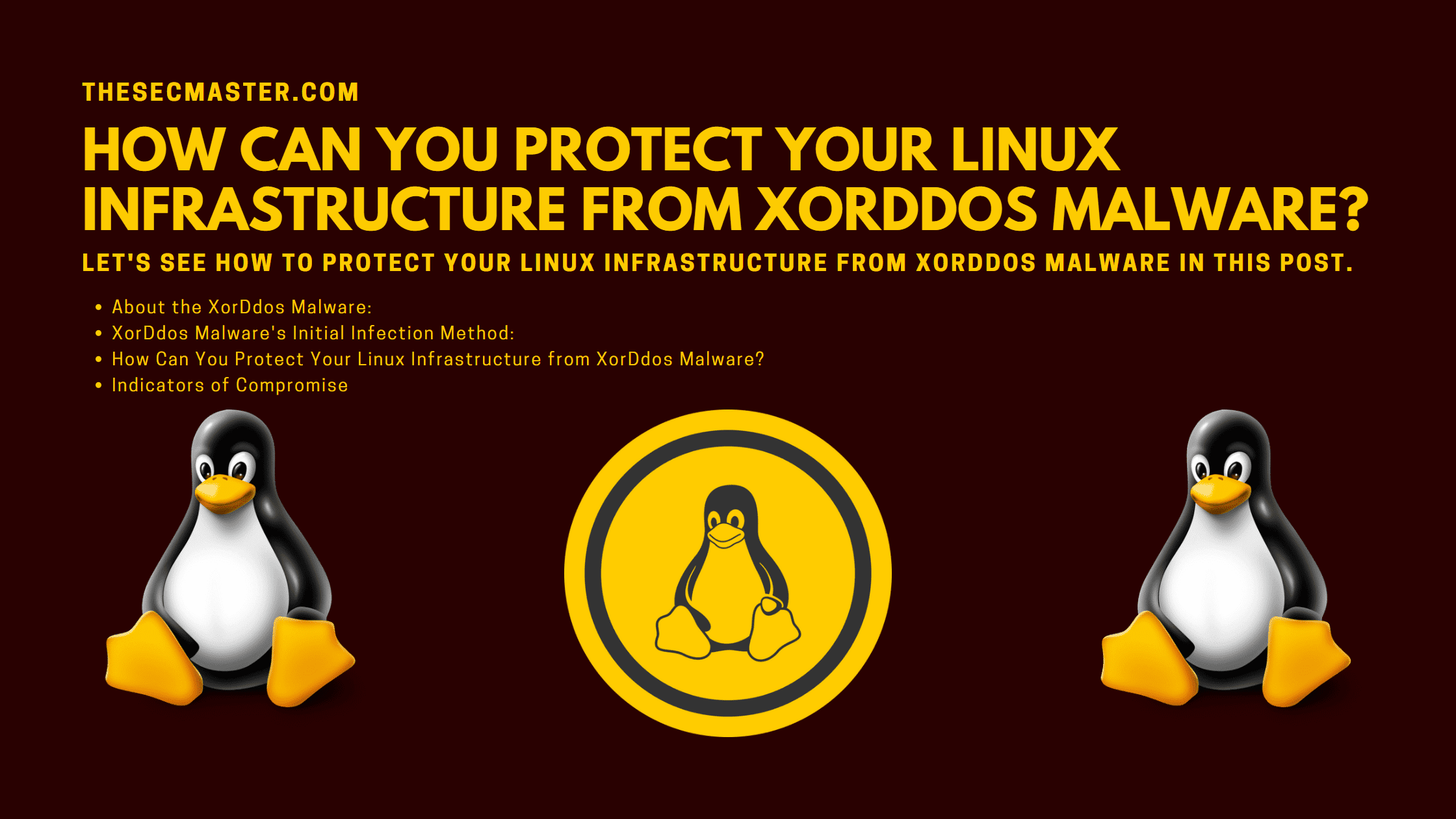 How Can You Protect Your Linux Infrastructure From Xorddos Malware