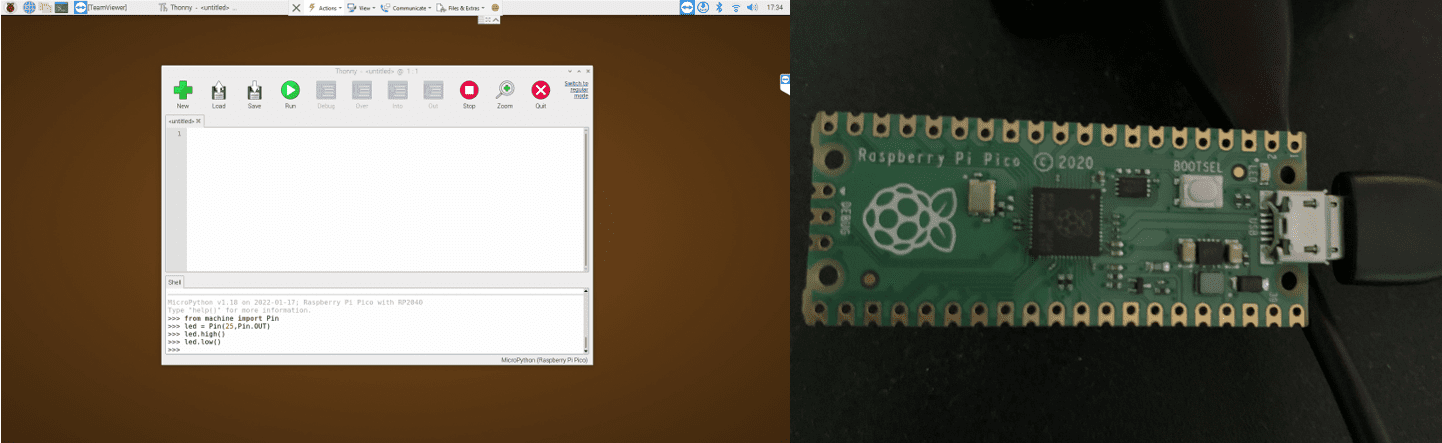 Turn Off The Led On Raspberry Pi Pico Board Using Python